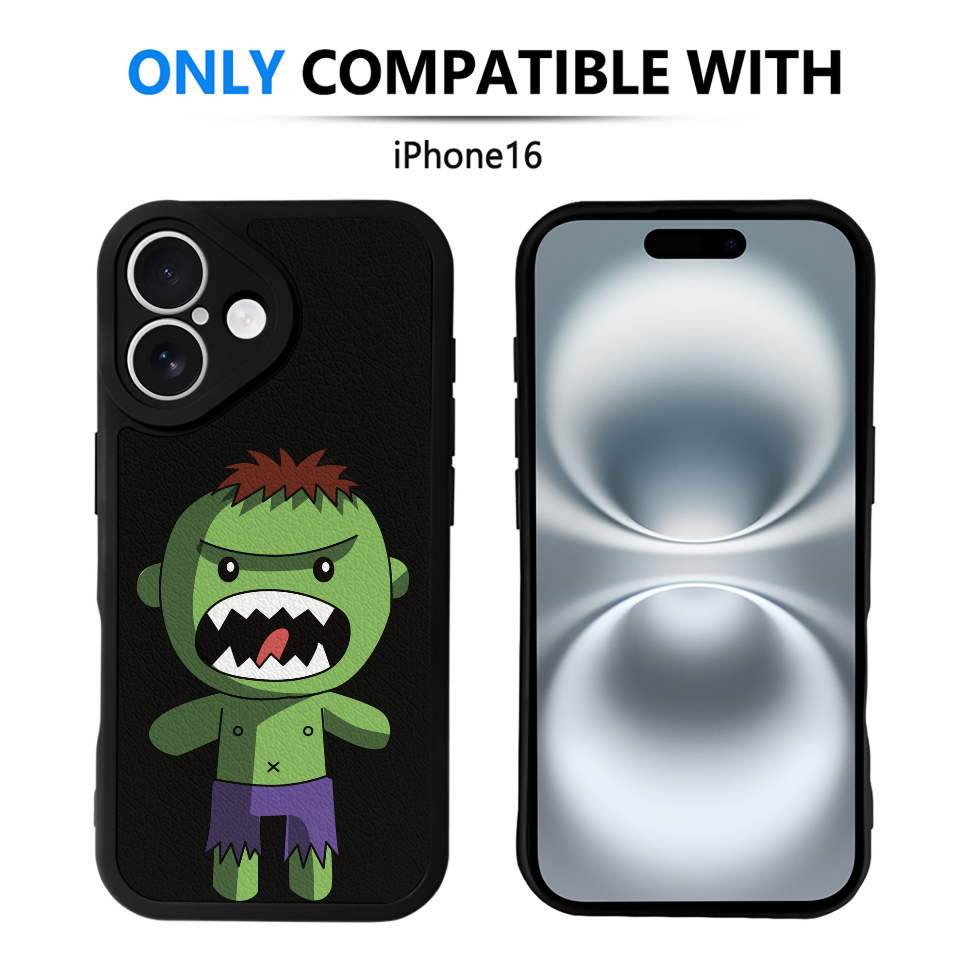 （画像用） アベンジャーズ The Avengers 【iPhone 16シリーズ対応】シリコンスマホケース（レザー調） 材質：シリコン